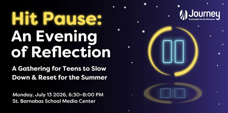 Hit Pause - An Evening of Reflection Featured Photo