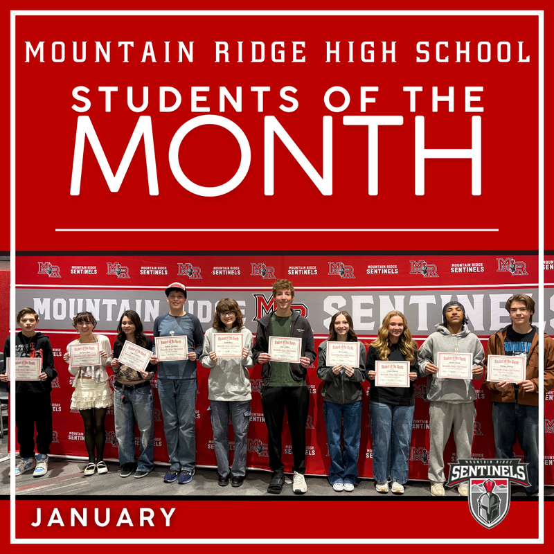 January Students of the Month