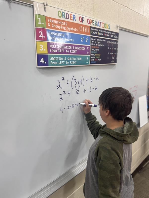 Students Tackle the Order of Operations