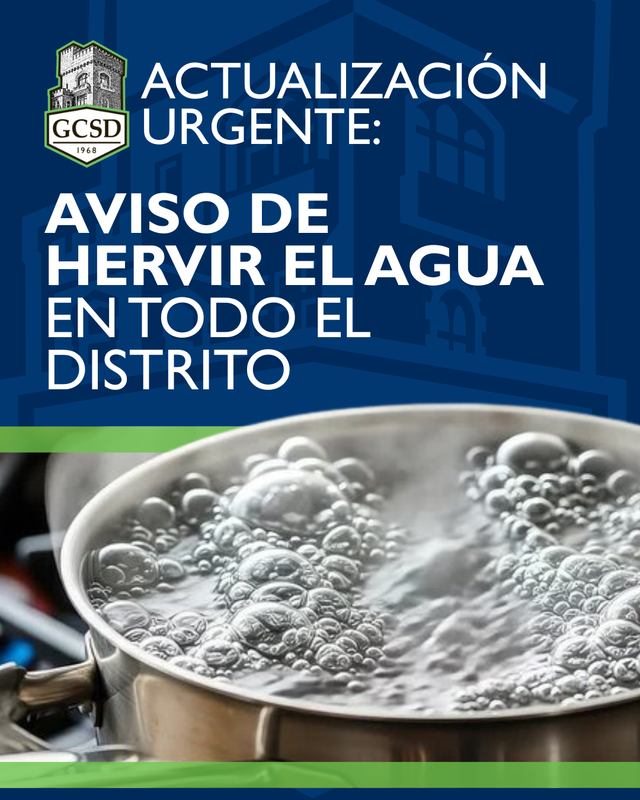 Urgent Update Boil Water Advisory SPANISH