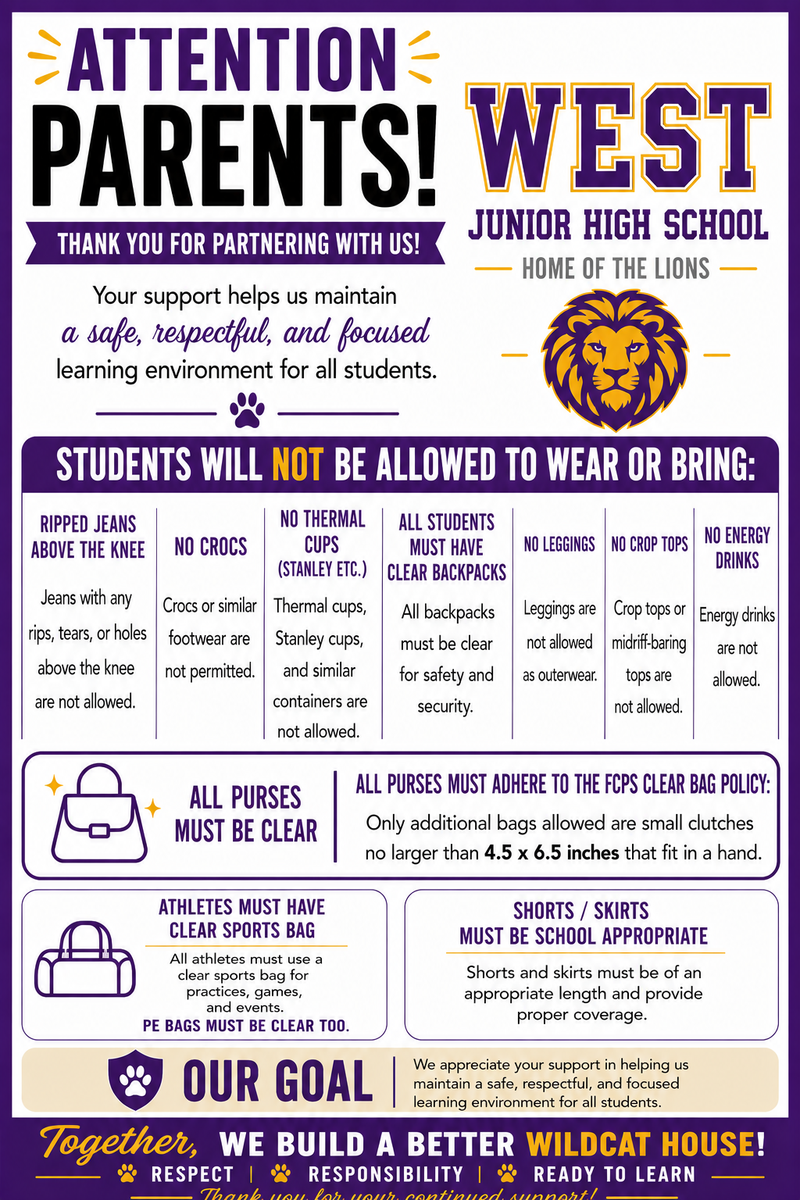 Important Back-to-School Reminders: Dress Code & Student Expectations Thumbnail Image