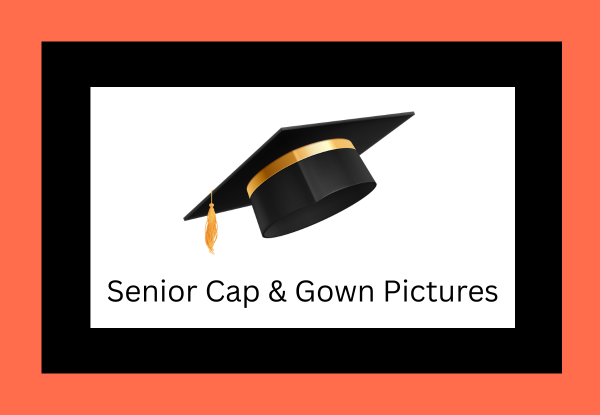 Senior Cap & Gown Announcement Graphic