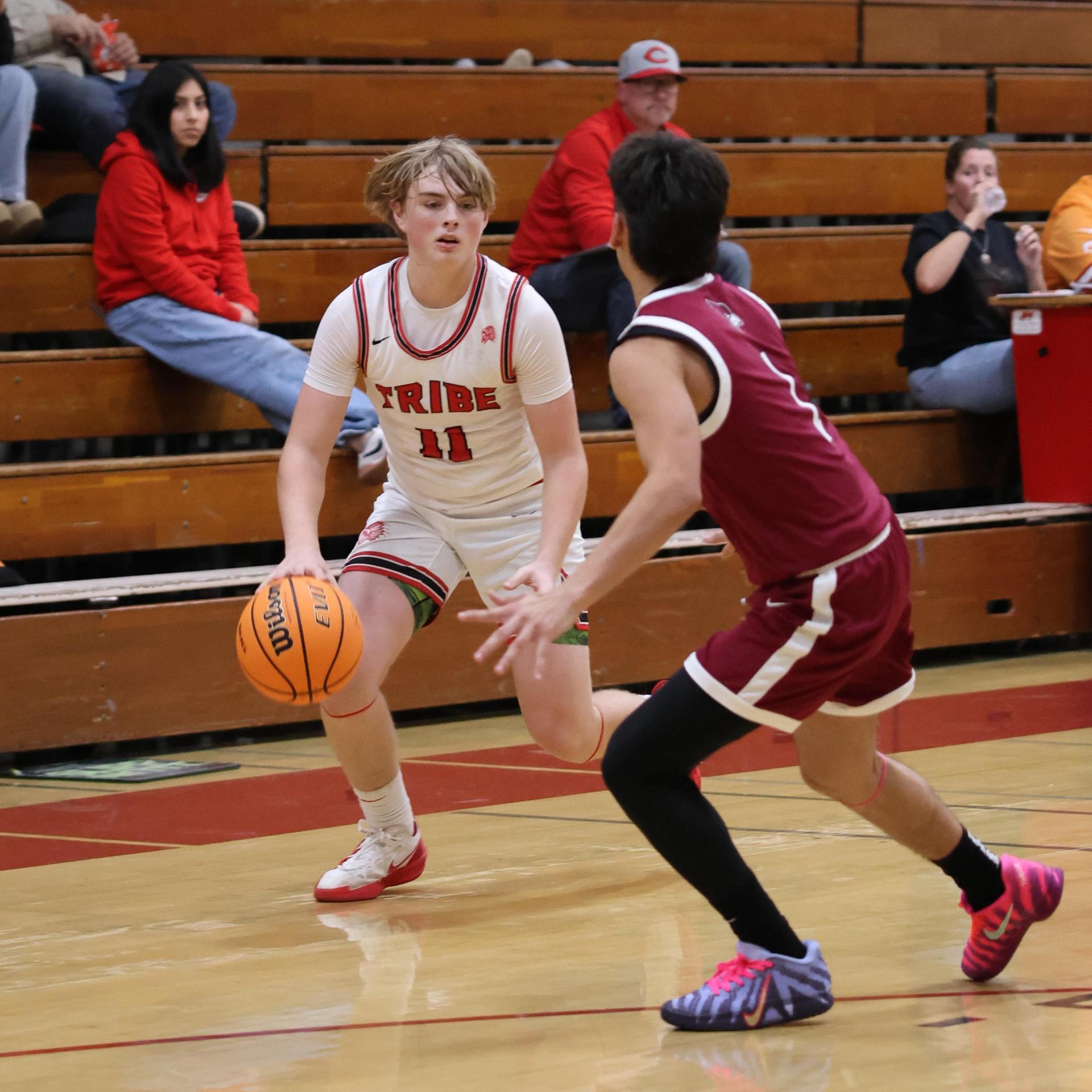 Varsity Boys Basketball playing vs. Orosi 24