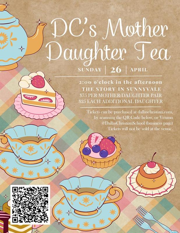 Mother/Daughter Tea - Sunday, April 26