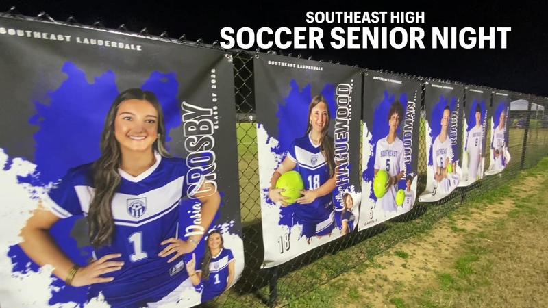 Southeast High School Soccer Senior Banners