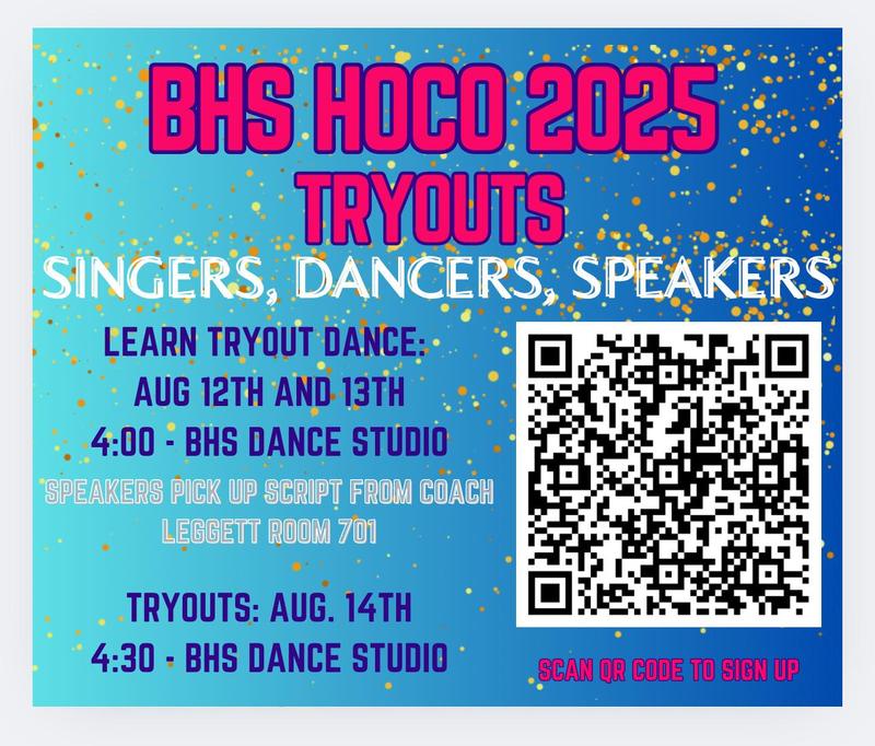 homecoming tryouts