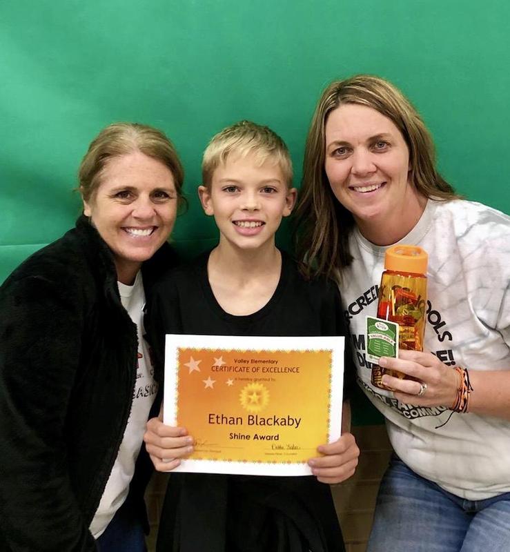 October Shine Award Student