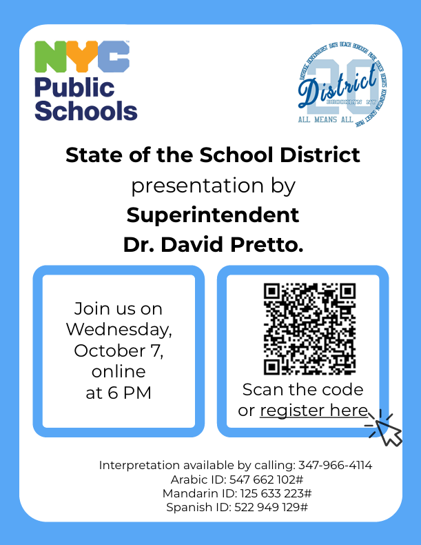 NYCPS QR code flyer