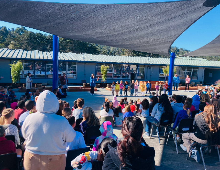 School assembly at La Mesa School (2023)