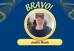 Bravo! Award winner Justin Rush