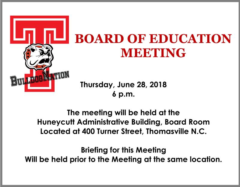 June 28th Board meeting public notice flyer
