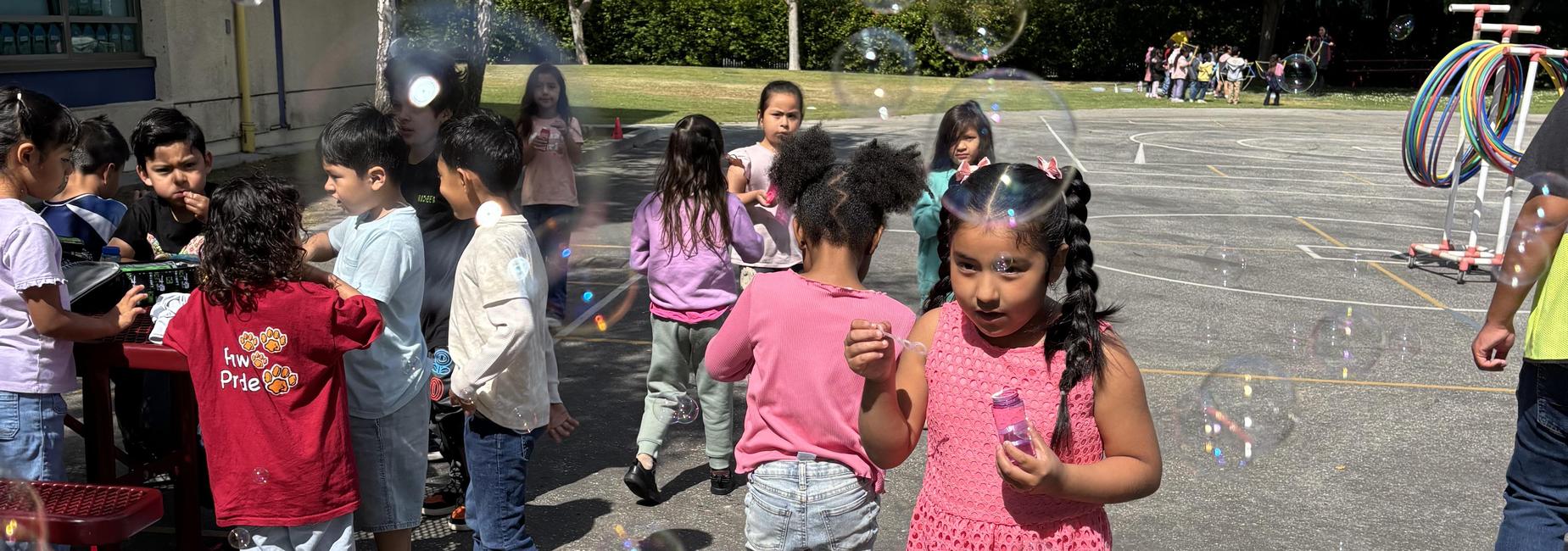 B is for bubble day!