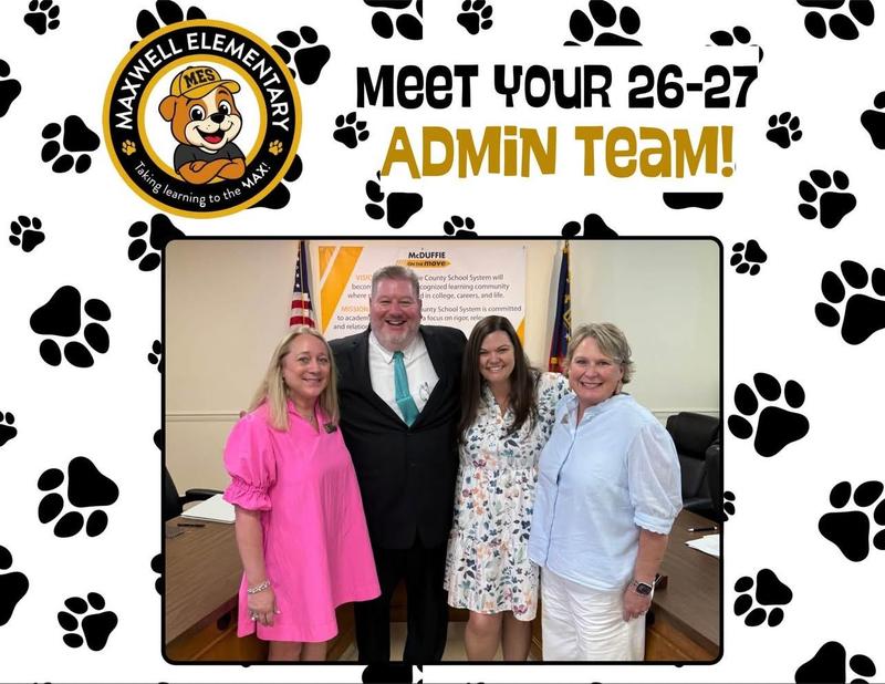 Maxwell Elementary Administration team