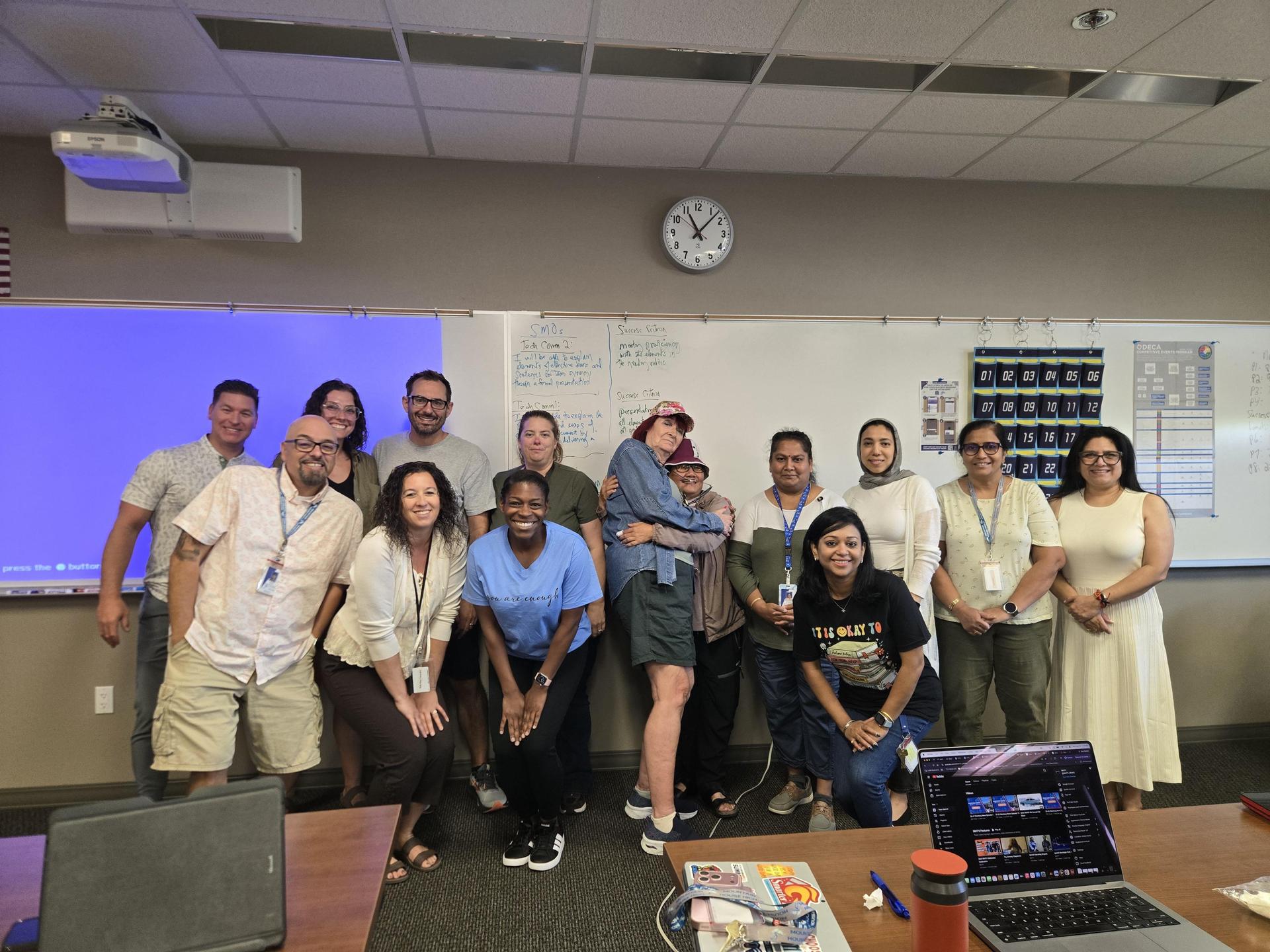 The wonderful MHHS CTE team