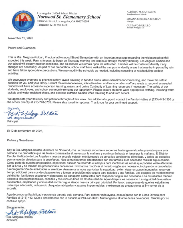 Rain/Tormentas de lluvia