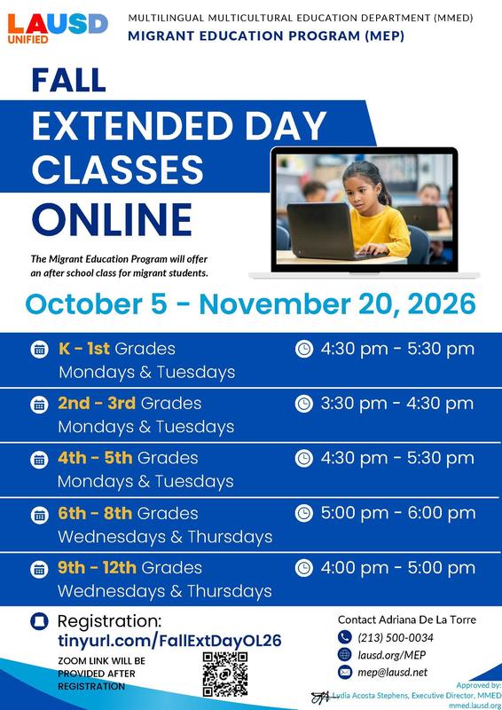Extended classes online