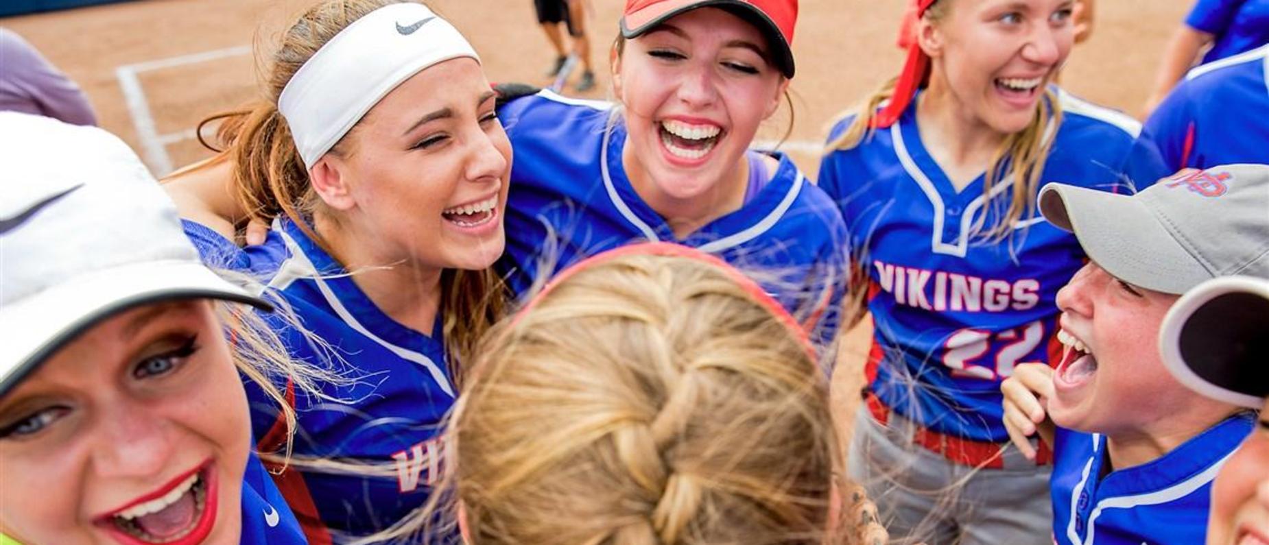 MPASD Women's Softball Team Celebrating