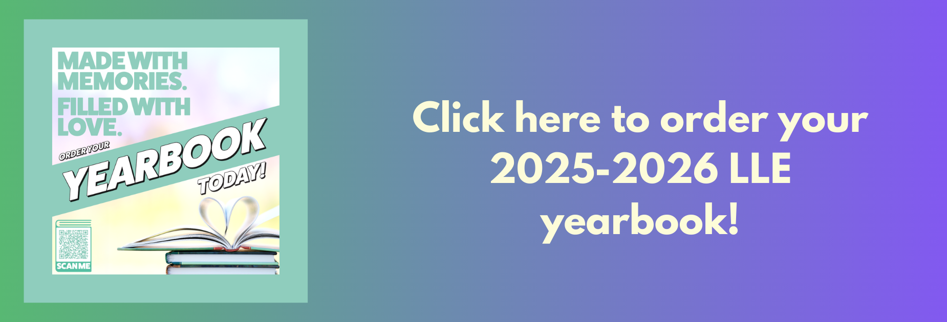 Click here to order your 2025-2026 LLE yearbook!