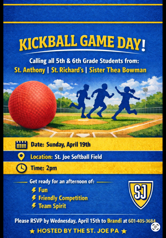 5th & 6th Grade Kickball Game - April 19 Featured Photo