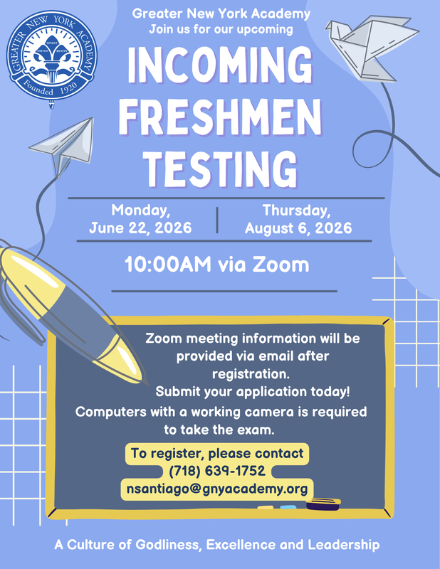 Incoming Freshmen Placement Exam - Virtual Featured Photo