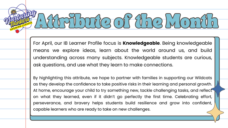 IB Learner Profile Attribute of the Month: Knowledgeable