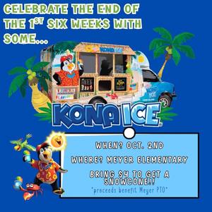 kona ice tomorrow!