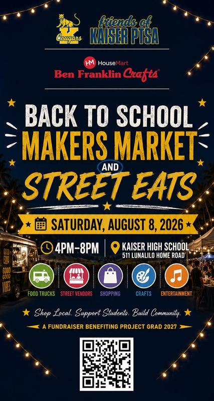 Back to school market flyer
