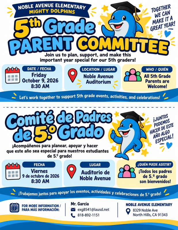 5th Grade Parent Committee Featured Photo