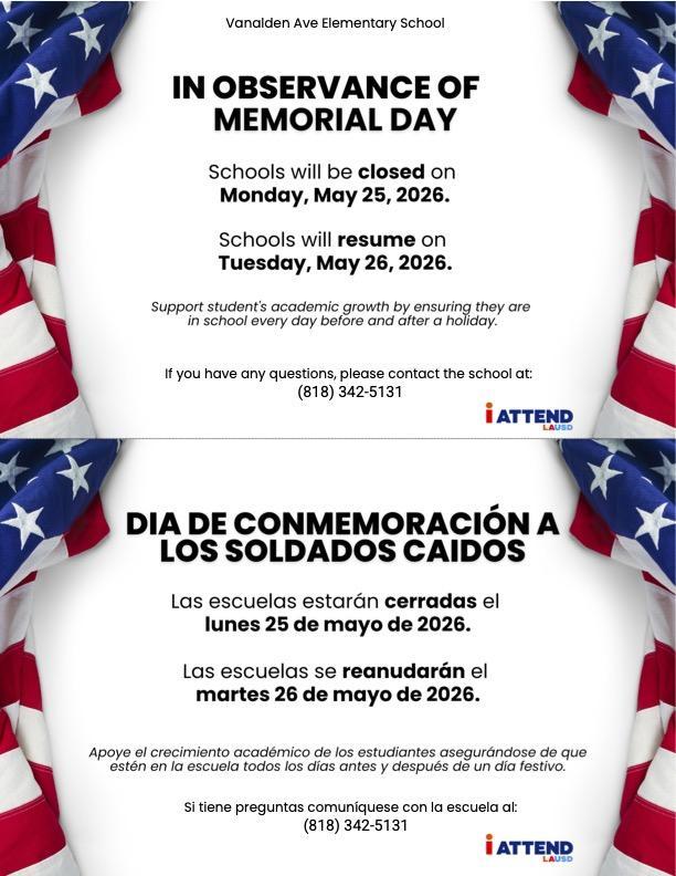 Memorial Day Flyer Featured Photo