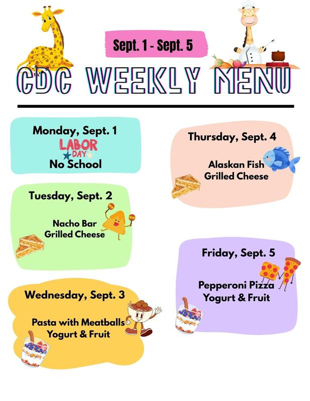 CDC menu