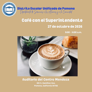 Coffee with the Superintendent, 10.27.26 - image for web Spanish text