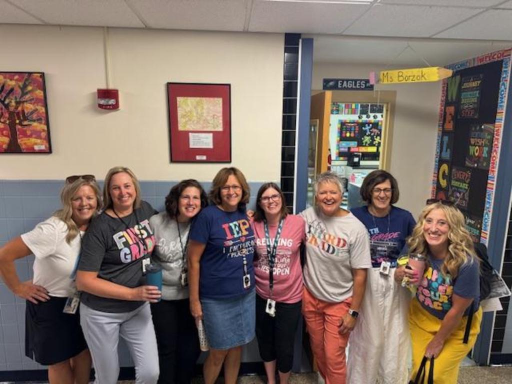 Group photo of Springfield Elementary teachers.