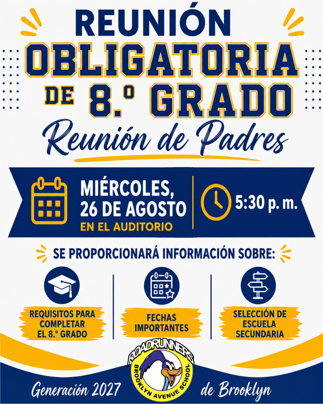 8th Grade Parent Meeting