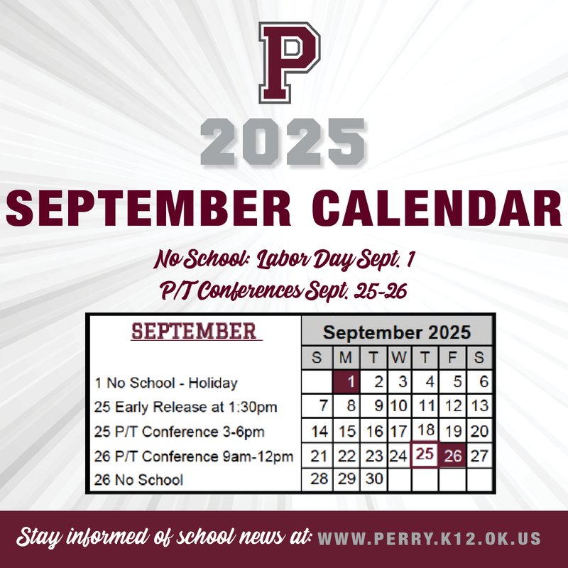 September month at a glance