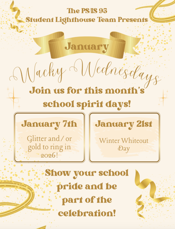 Winter Wacky Wednesday Spirit Days