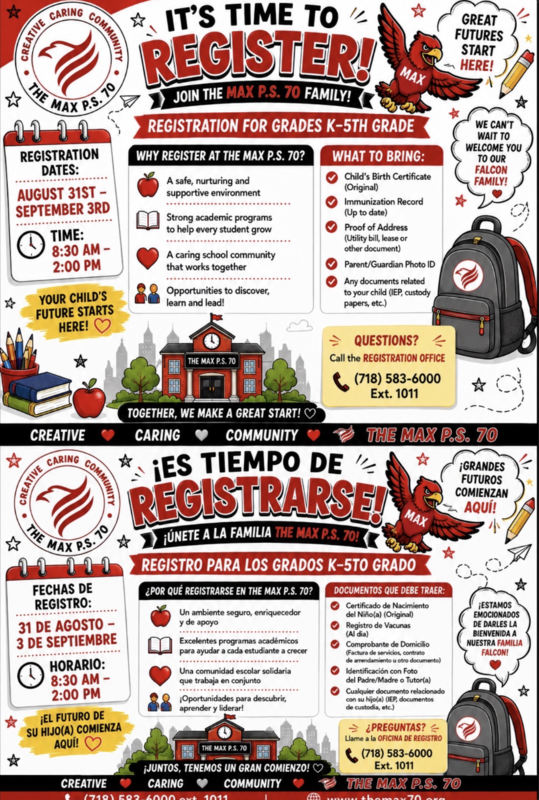 Registration Flyer Call School