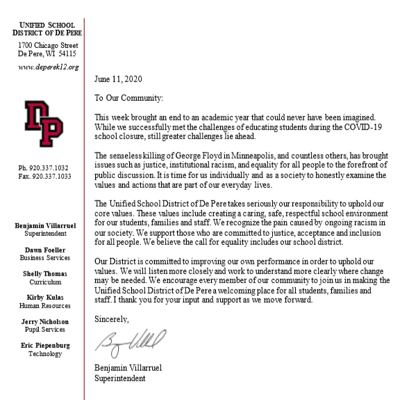social justice letter