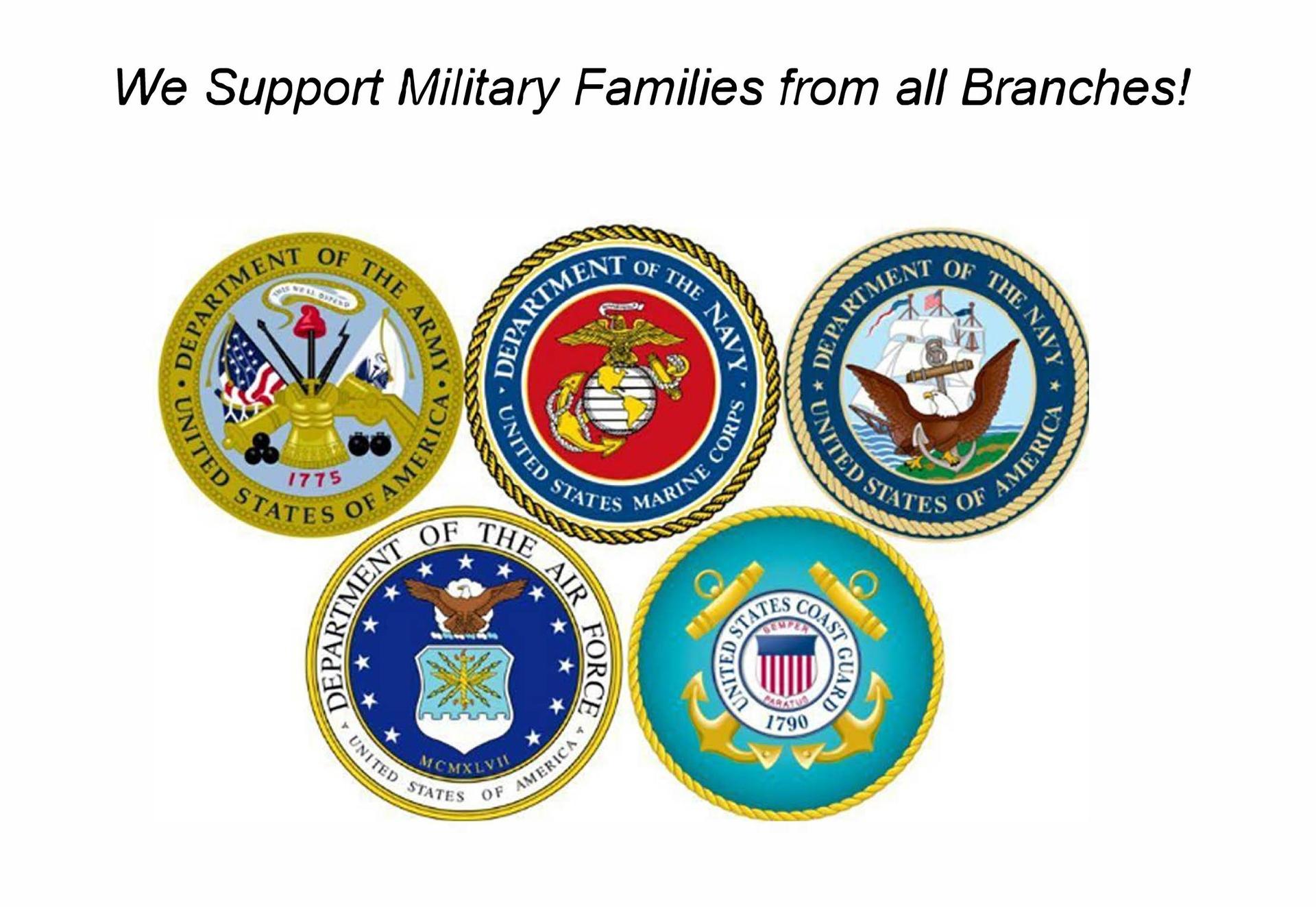 US Military branch shields