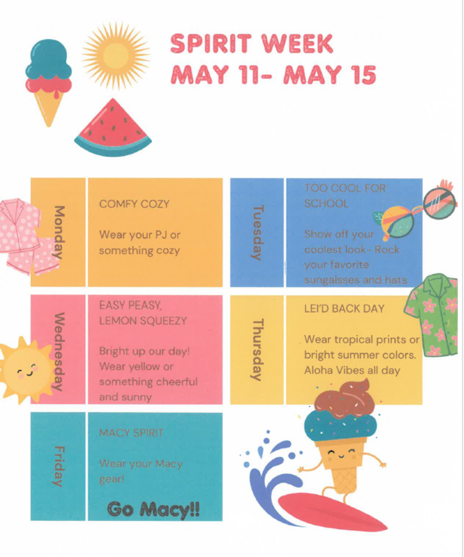 May Spirit Week