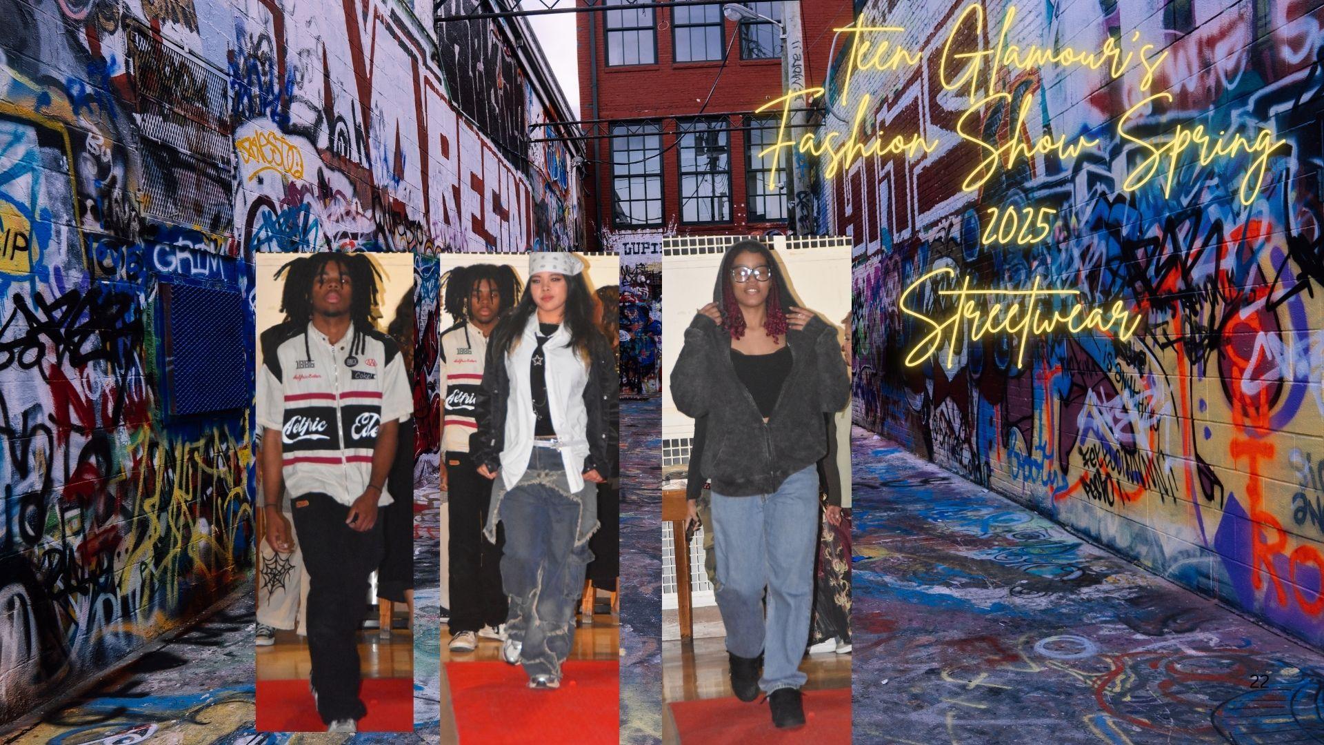 images of streetware from the lates fashion show