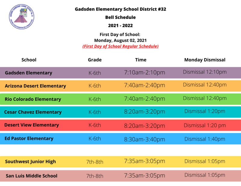 Bell Schedule 2021-2022 Featured Photo