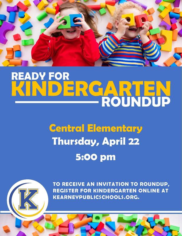 Kindergarten Round Up Poster