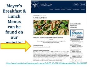 monthly message menu link