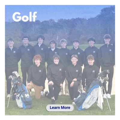 Golf team lined up for a team picture