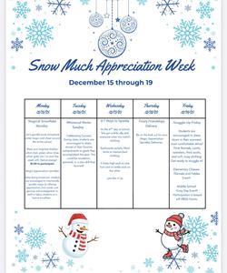 Snow much appreciation!