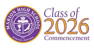 promo graphic - Marion High School Class of 2026 commencement
