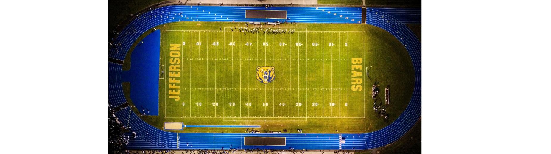 Aerial Football Field