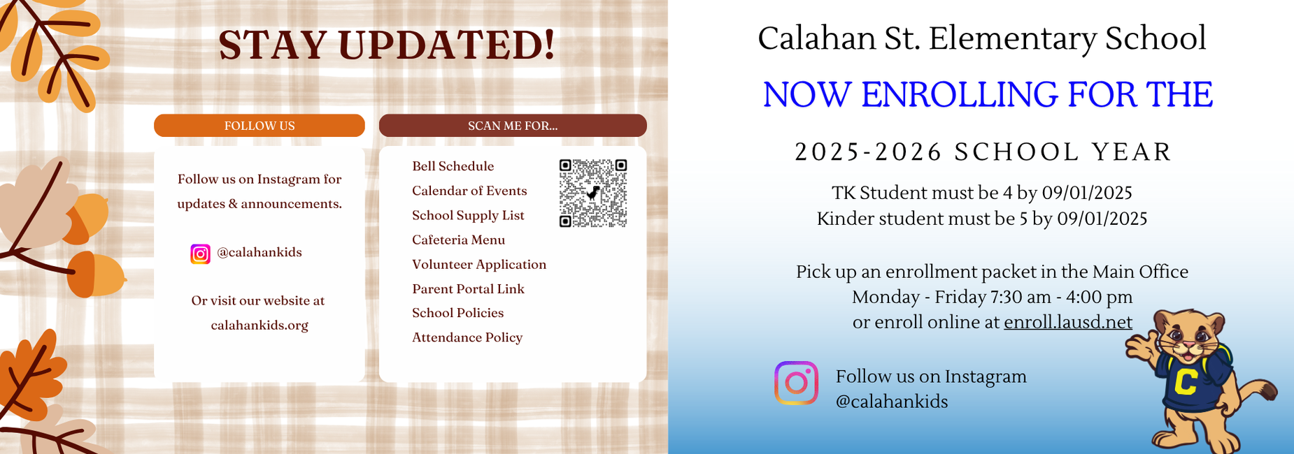 stay updated fall theme