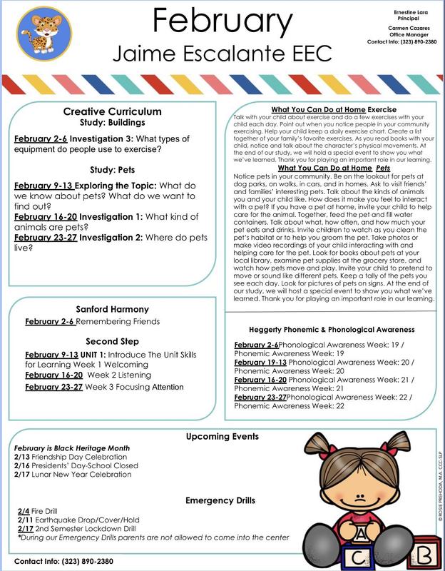 February newsletter
