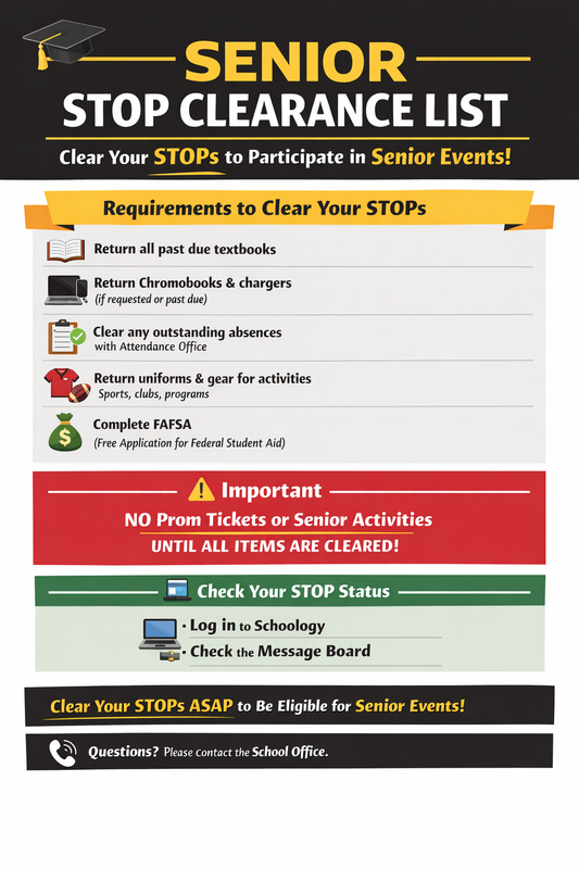 stop clearance flyer